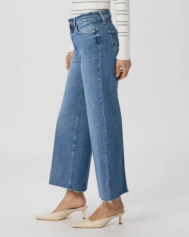 ANESSA WIDE LEG JEAN WITH UNFINISHED HEM BY PAIGE SPRING 25