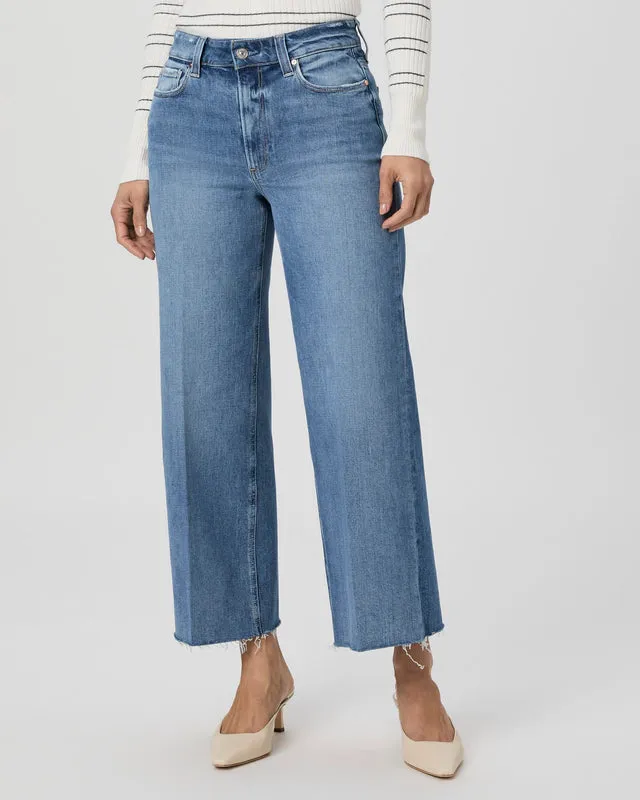 ANESSA WIDE LEG JEAN WITH UNFINISHED HEM BY PAIGE SPRING 25
