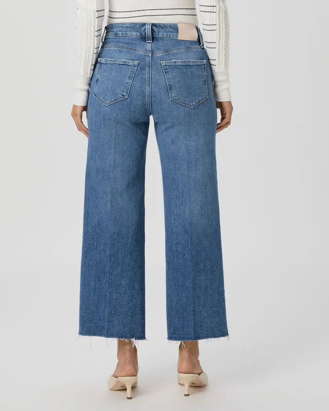 ANESSA WIDE LEG JEAN WITH UNFINISHED HEM BY PAIGE SPRING 25