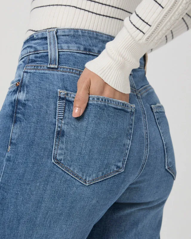 ANESSA WIDE LEG JEAN WITH UNFINISHED HEM BY PAIGE SPRING 25