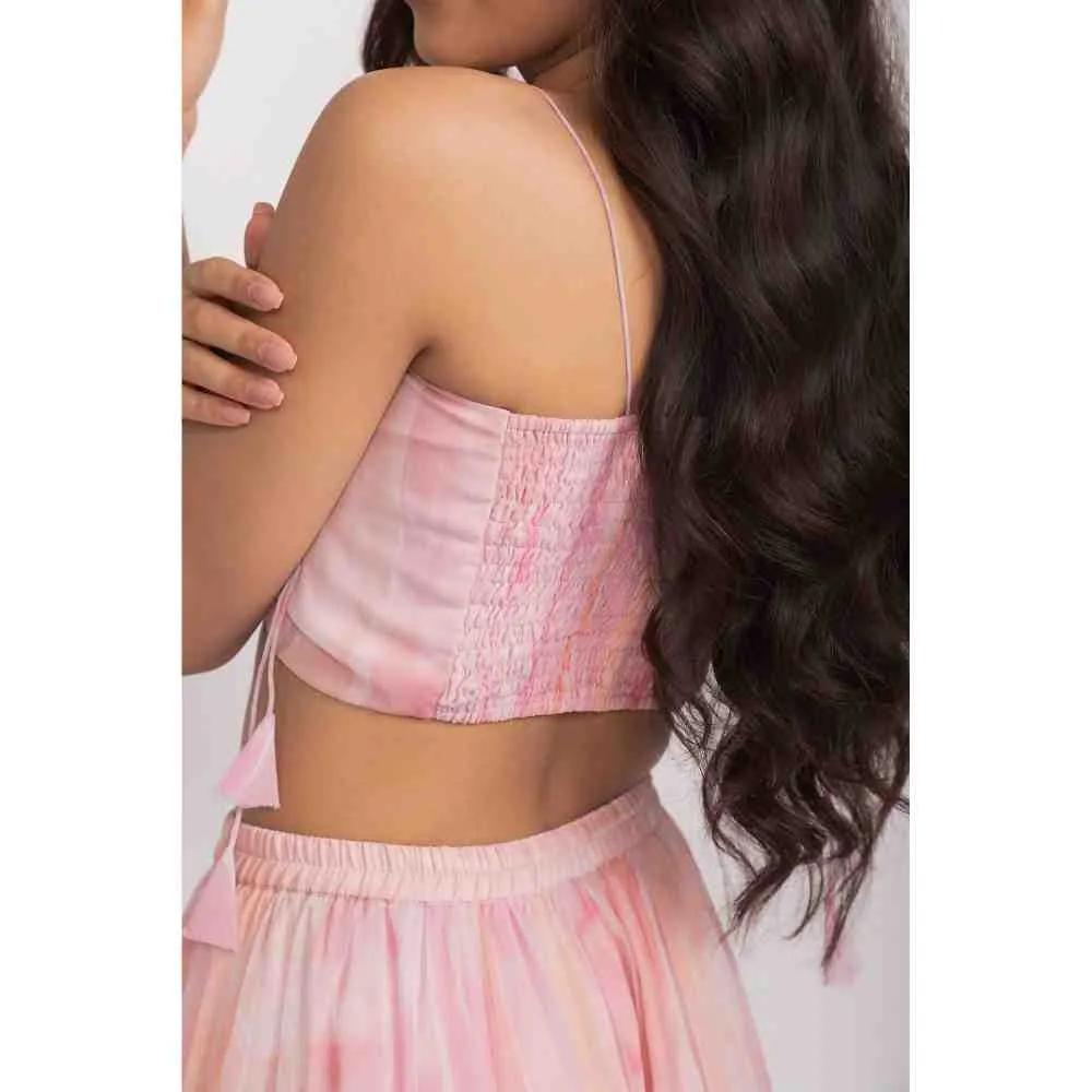 AROOP SHOP INDIA Pink Roseate Co-Ord (Set of 2)