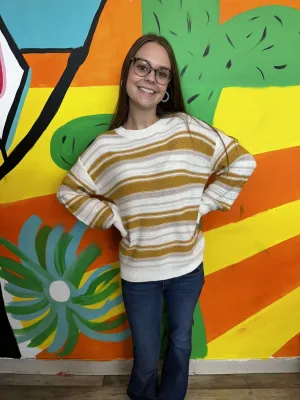 Back To You Striped Sweater