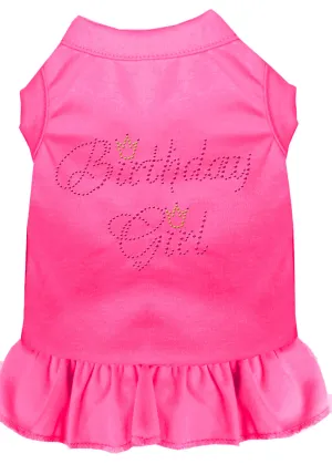 Birthday Girl Rhinestone Dress Bright Pink Xxl