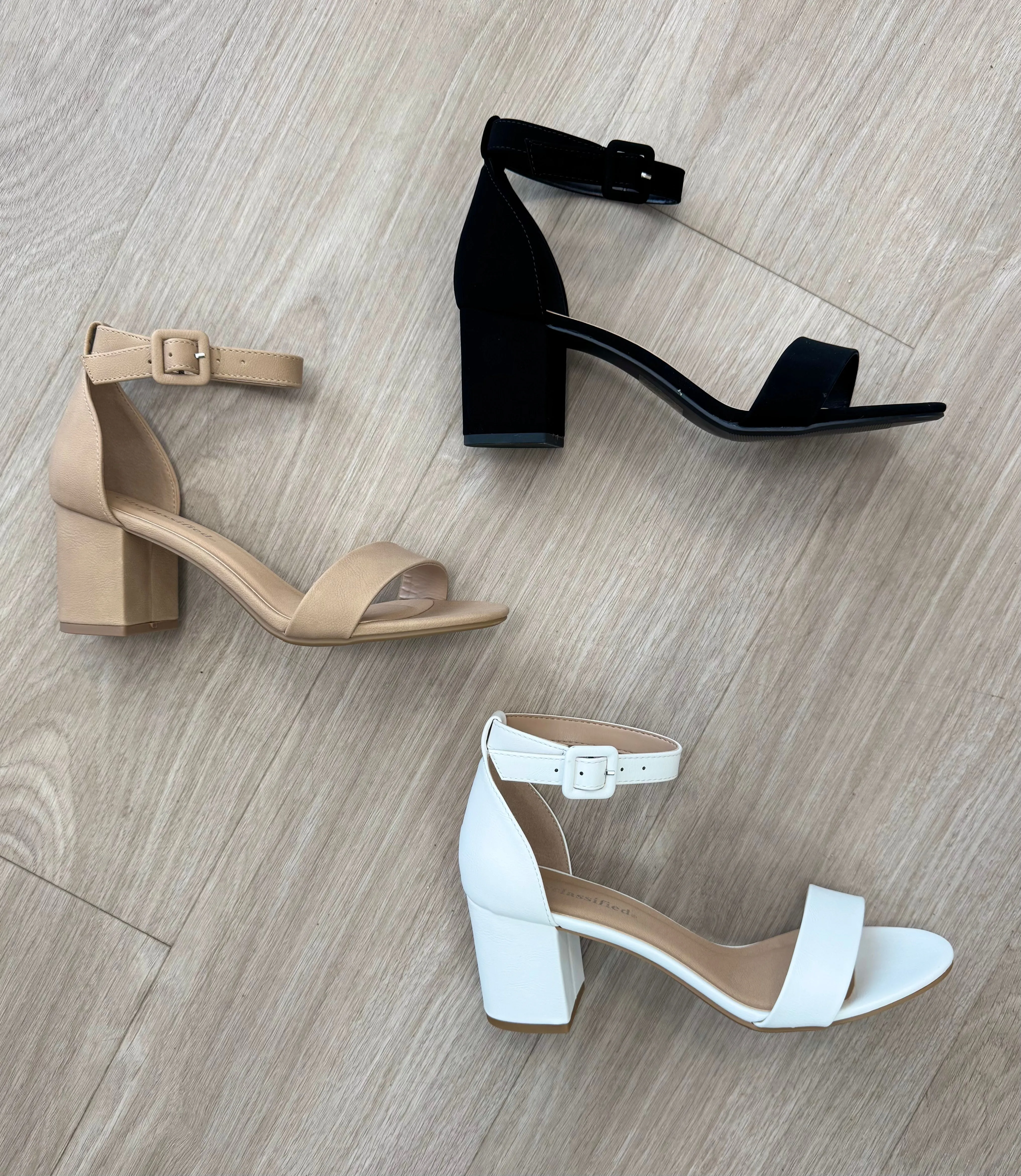 Cake Classic Block Heel - 2 Colors!