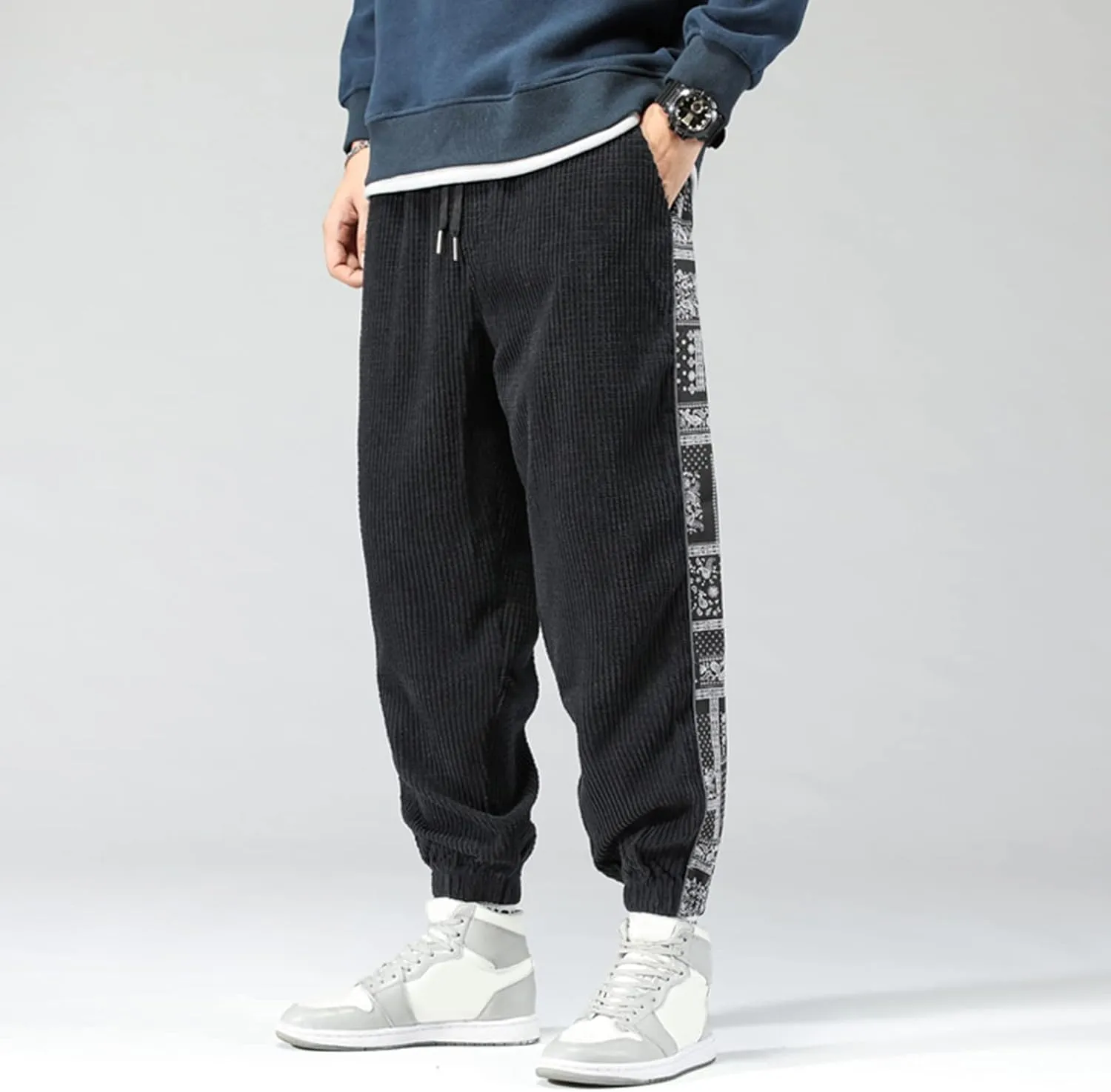 Cargo Pants for Men Joggers Harem Pants Streetwear Tactical Track Pants Cargo Pants Men's Tech Fleece Active Athletic