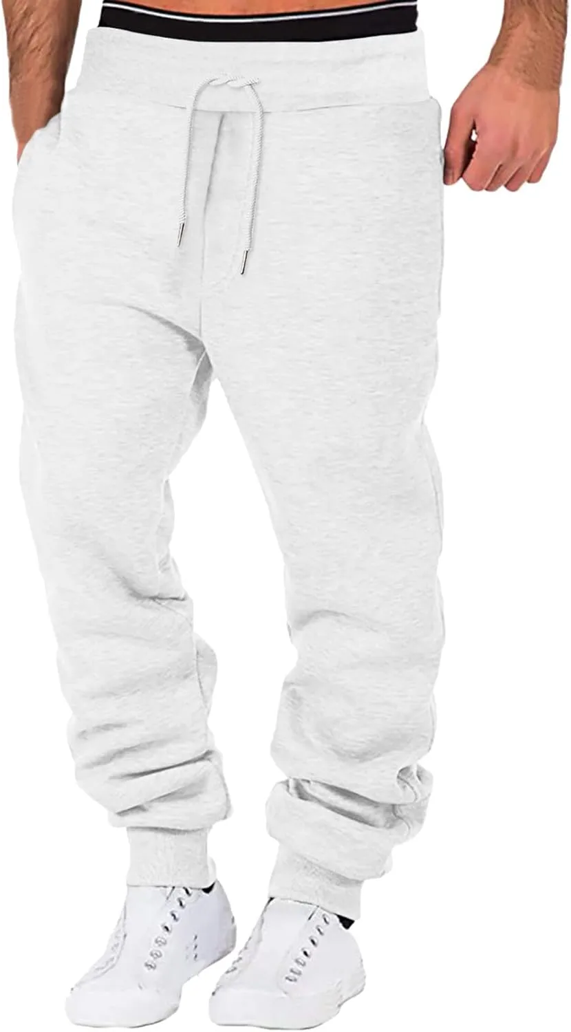 Cargo Sweatpants for Men Baggy Tactical Pant Hiking Jogger Men's Jogger Sweatpant with Pockets Men Casual Cargo Pants
