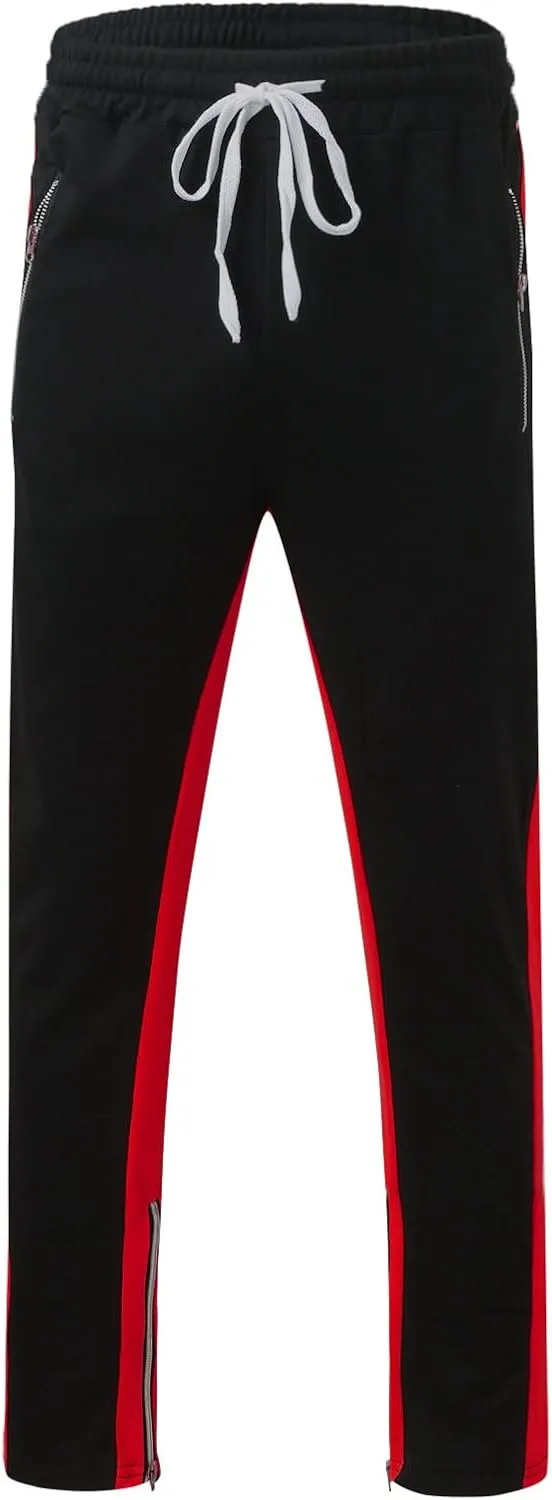 Cargo Sweatpants for Men Mens Lounge Pants Jogger Pants Slim Fit Bodybuilding Tapered Sweatpant with Pockets Running