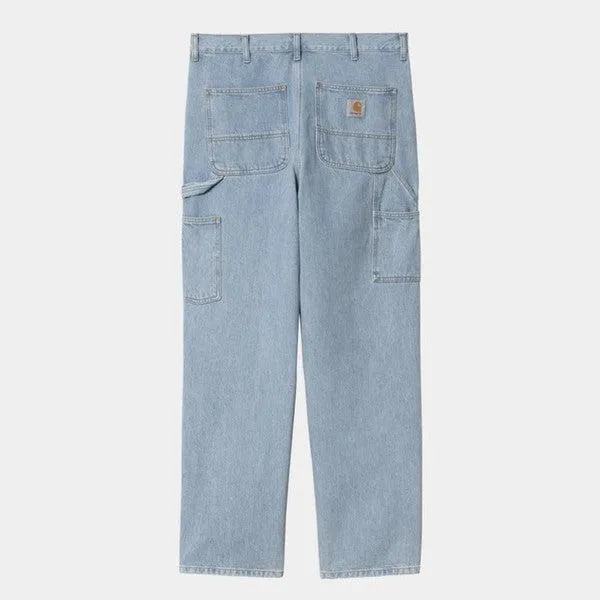 Carhartt WIP Double Knee Pant Denim Blue Heavy Stone Bleached