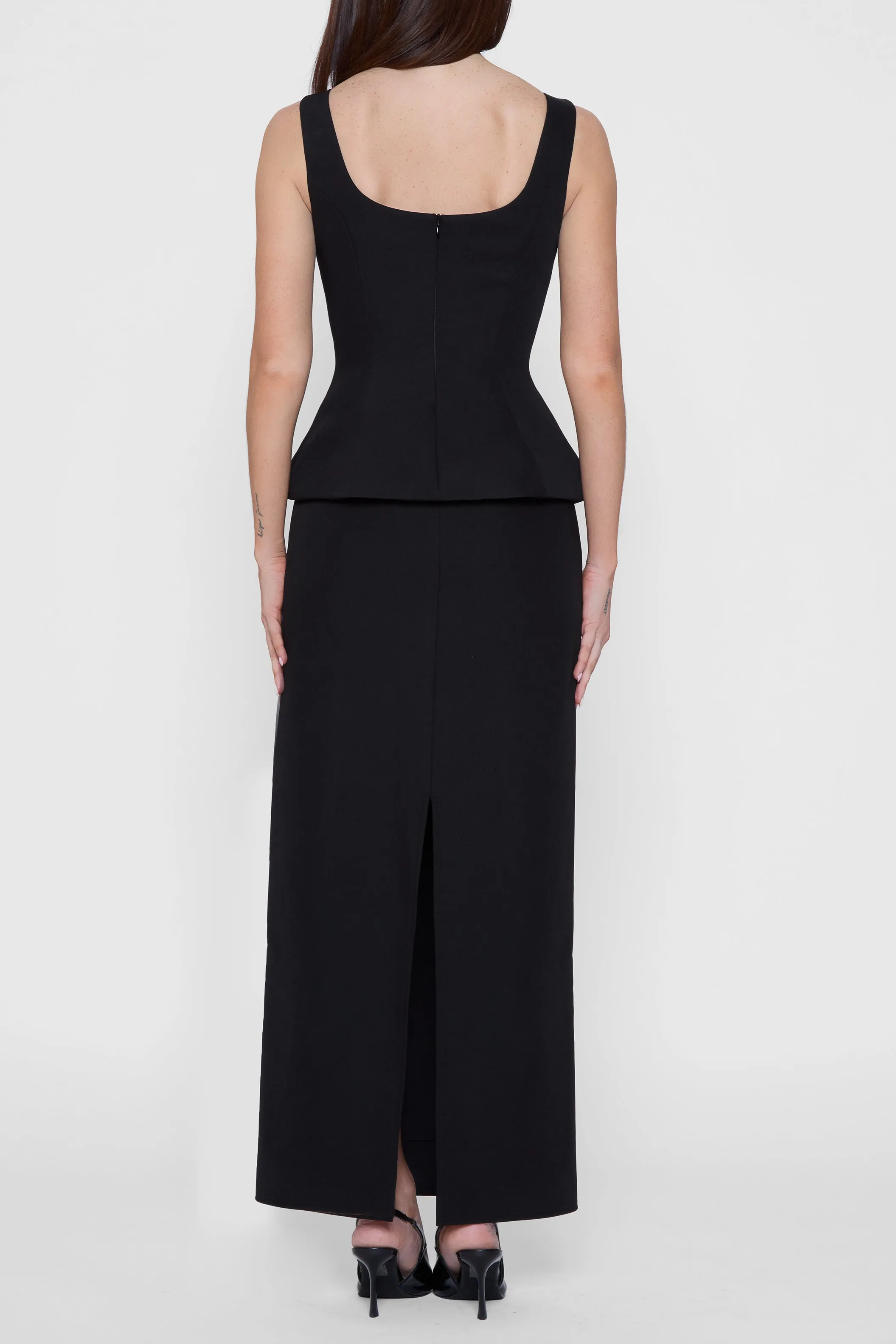Classic Column Maxi Skirt