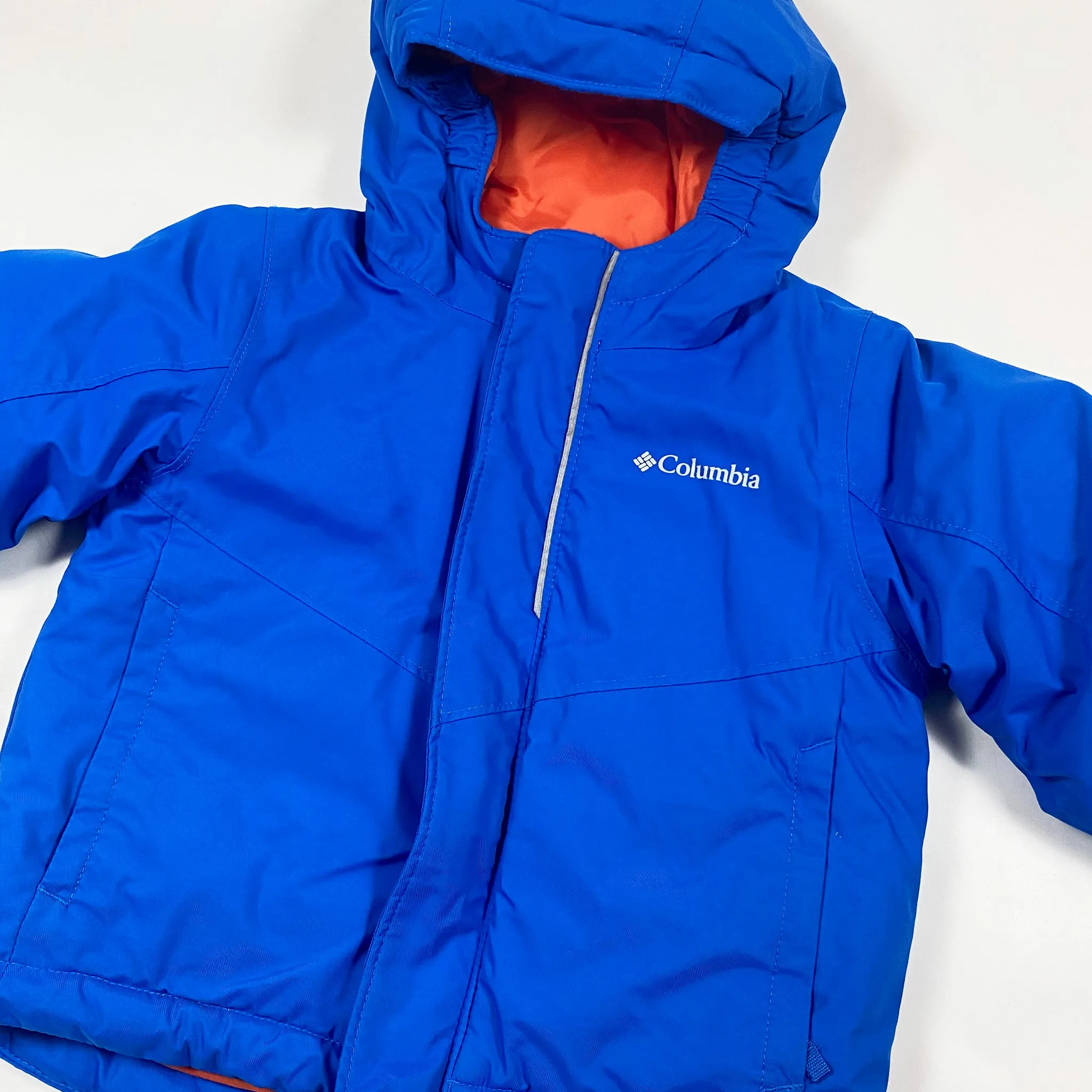 Columbia blue/navy warm ski set with jackets and pants 2T