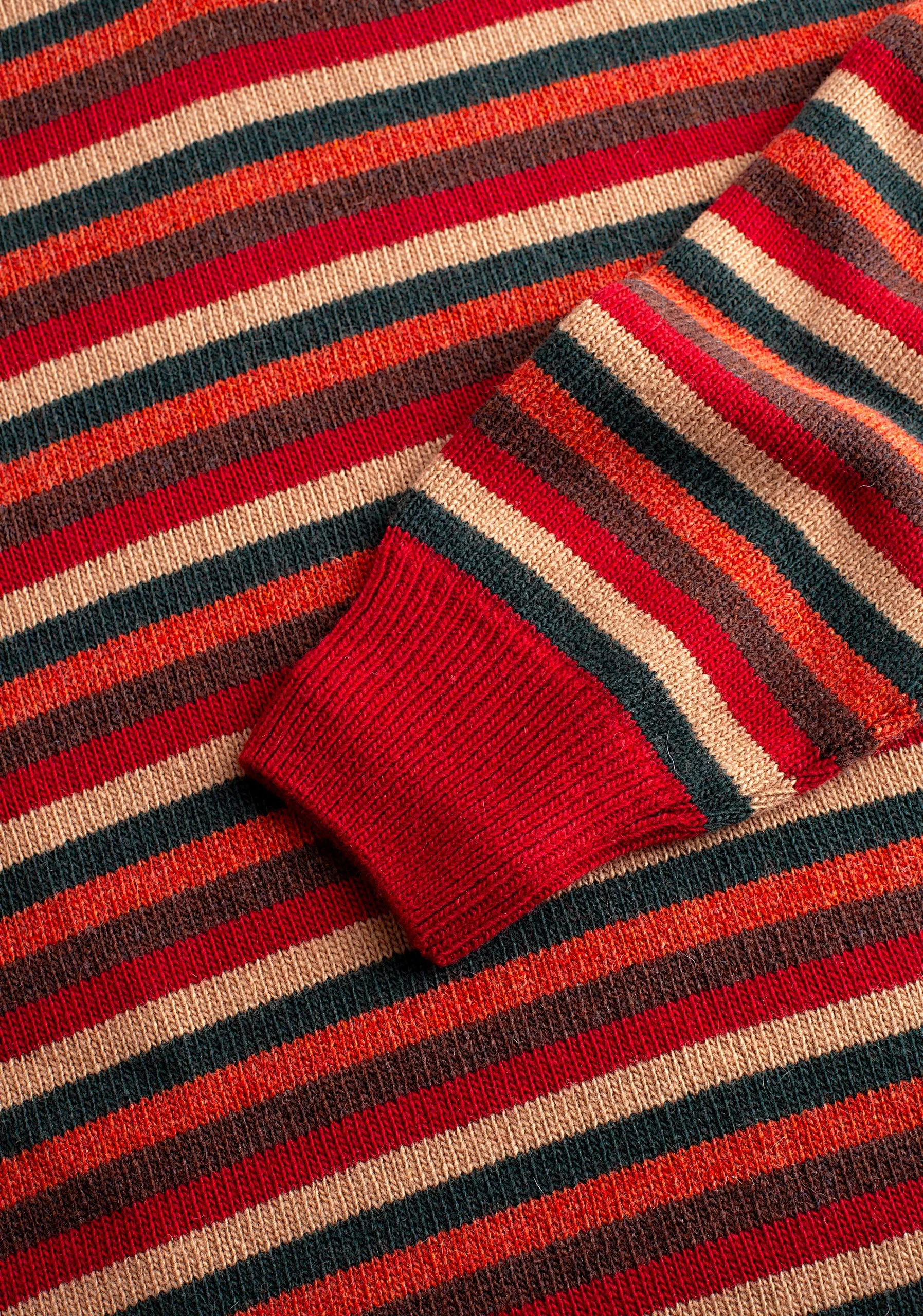 CRD Brussels Sweater Red Stripes - Multicolor