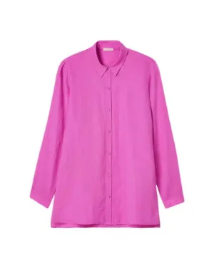 Eileen Fisher Classic Collar Linen Easy Shirt