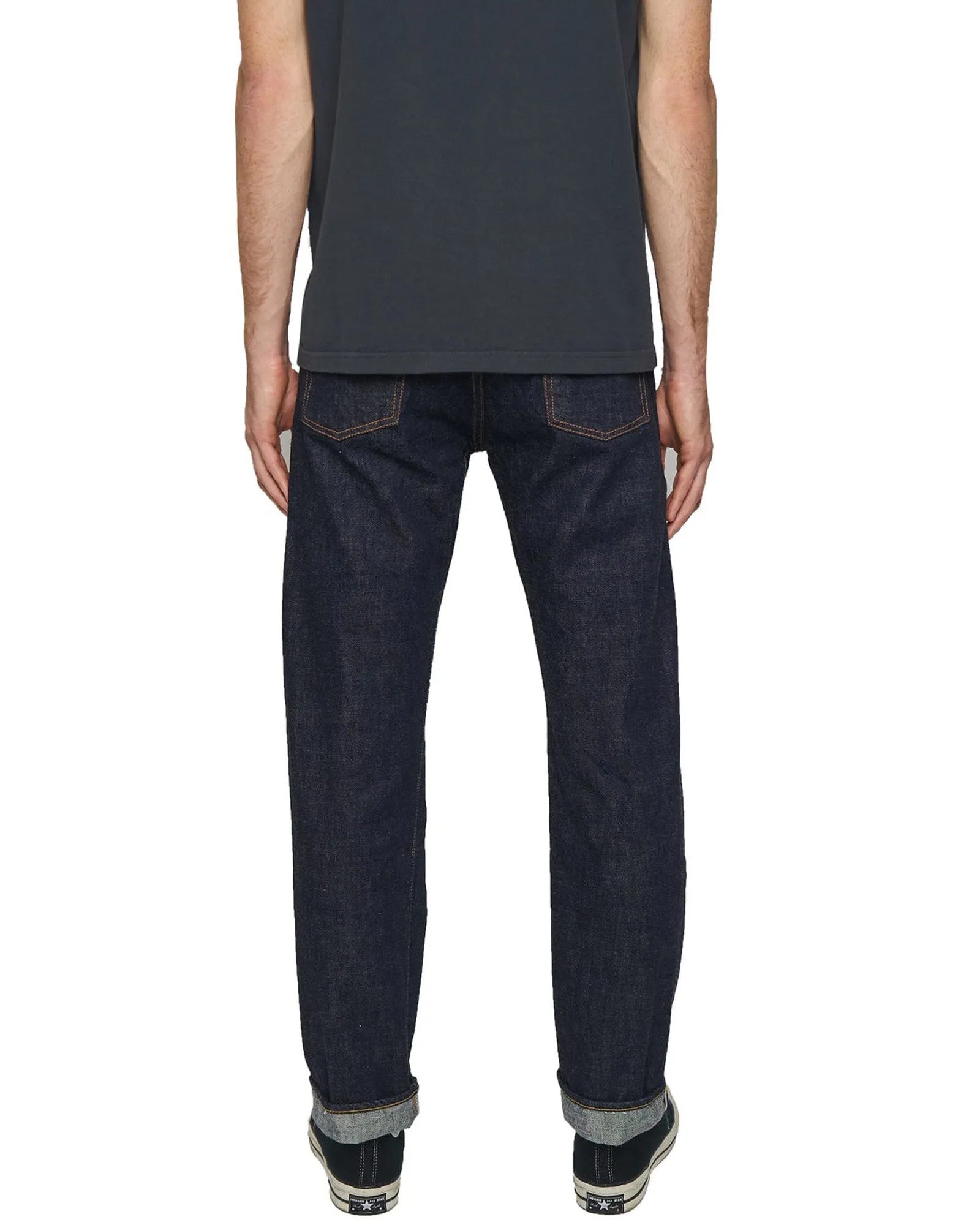 Fullcount 1108W 13.7oz Selvedge Slim Straight Mens Jeans - Indigo Onewash