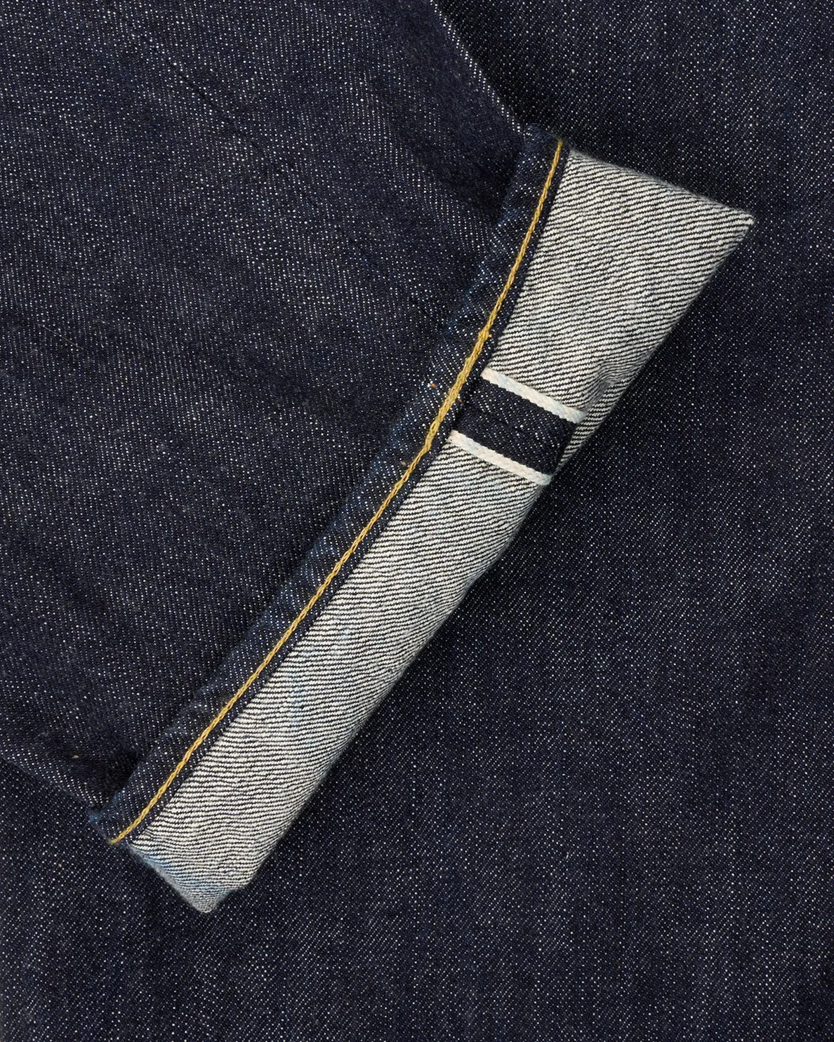Fullcount 1108W 13.7oz Selvedge Slim Straight Mens Jeans - Indigo Onewash