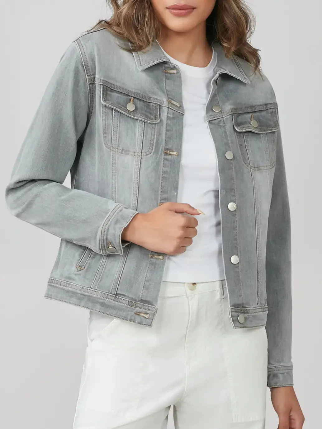 Gabriella Mid Ash Denim Jacket