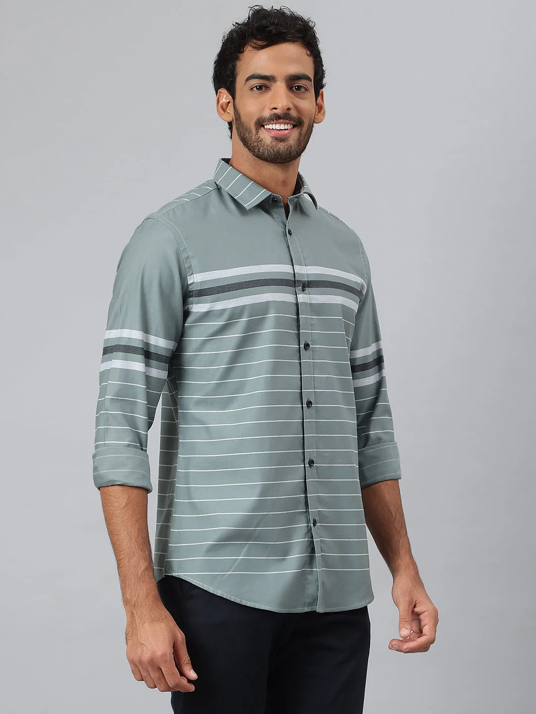 Grey Pannel Shirt