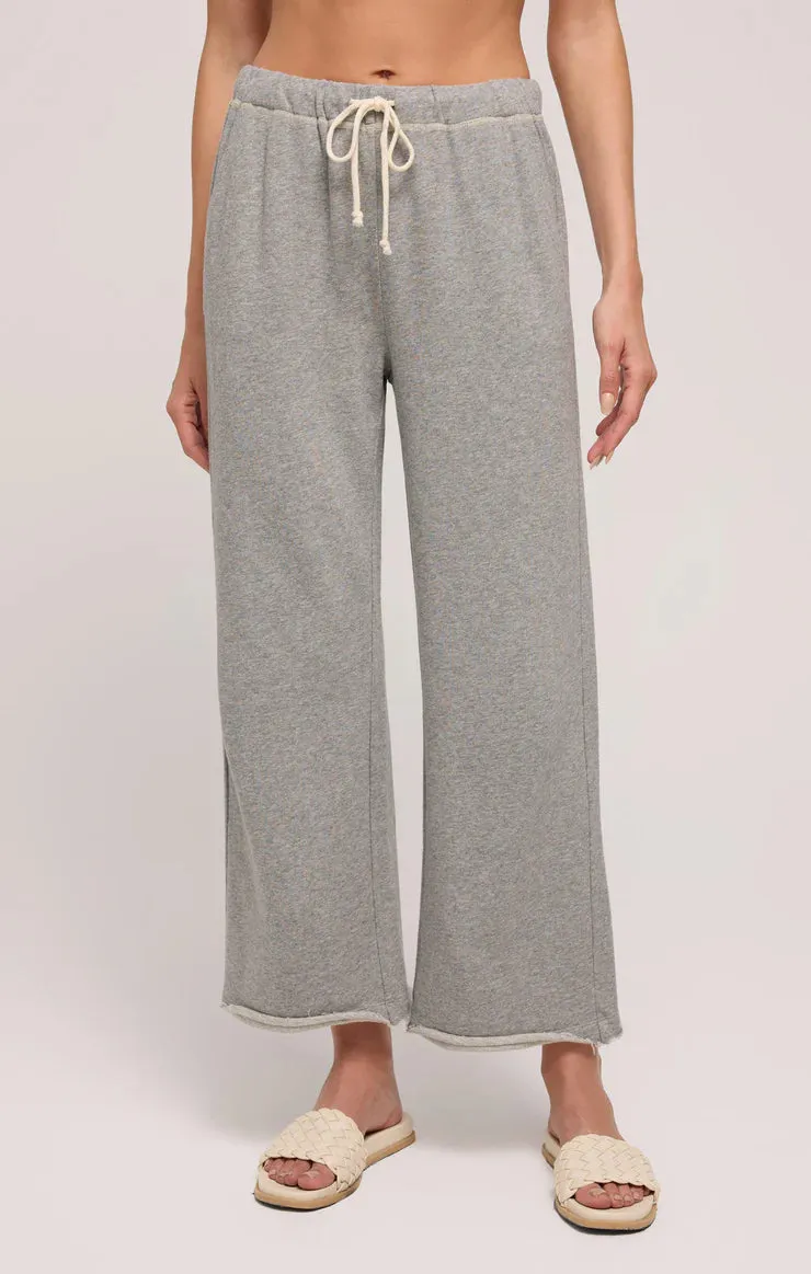 Huntington French Terry Pant-Classic Heather Grey
