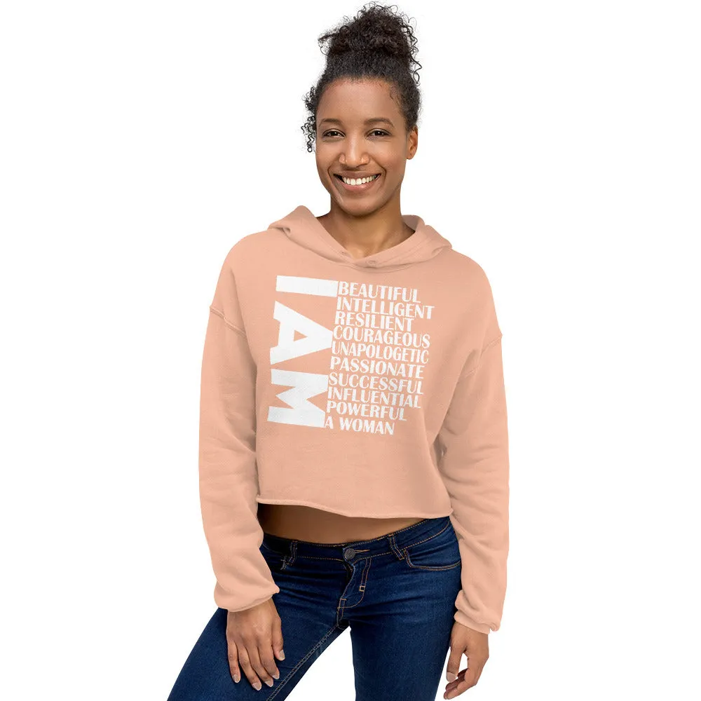 I AM: Crop Hoodie