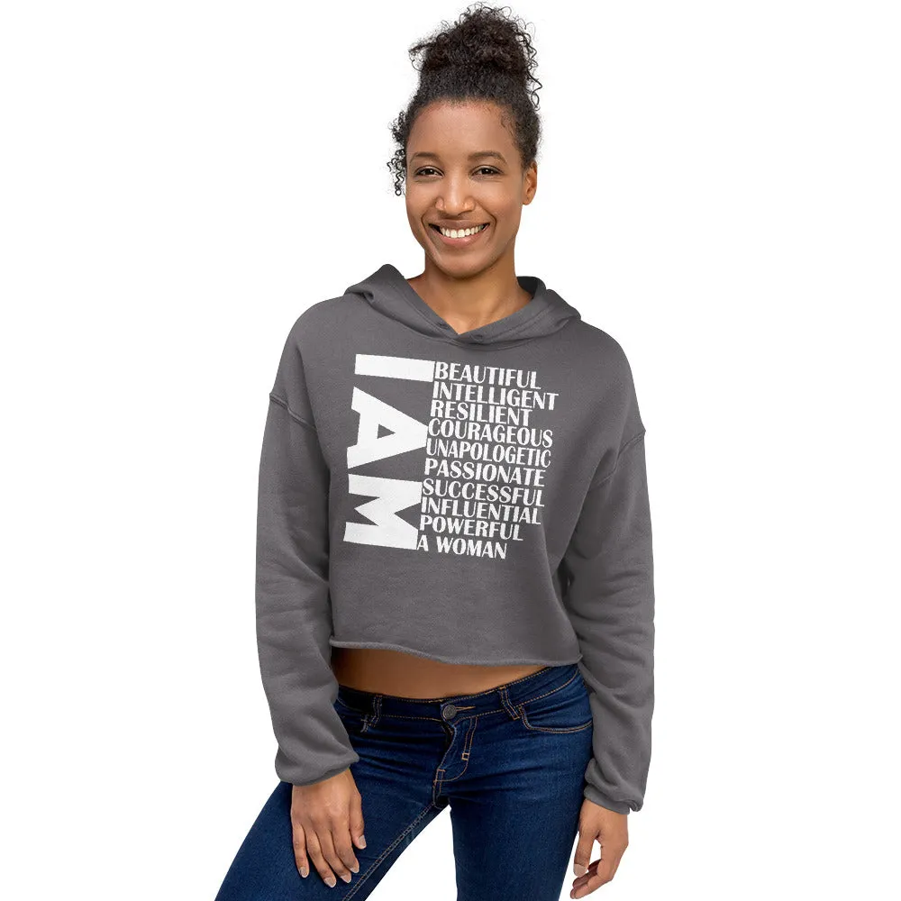I AM: Crop Hoodie