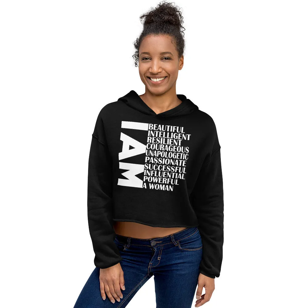 I AM: Crop Hoodie