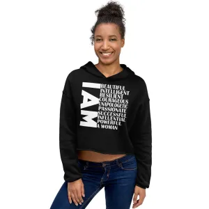 I AM: Crop Hoodie