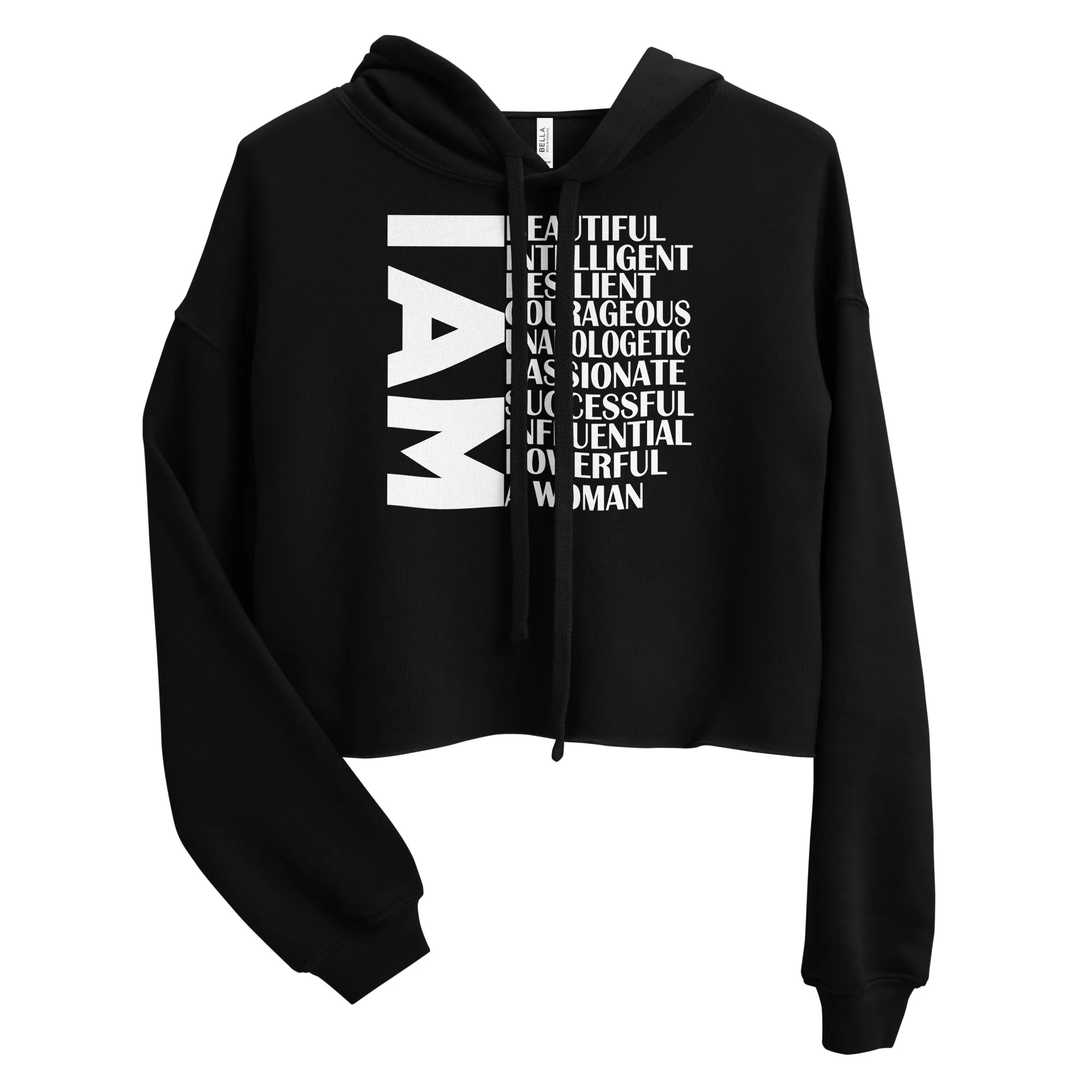 I AM: Crop Hoodie