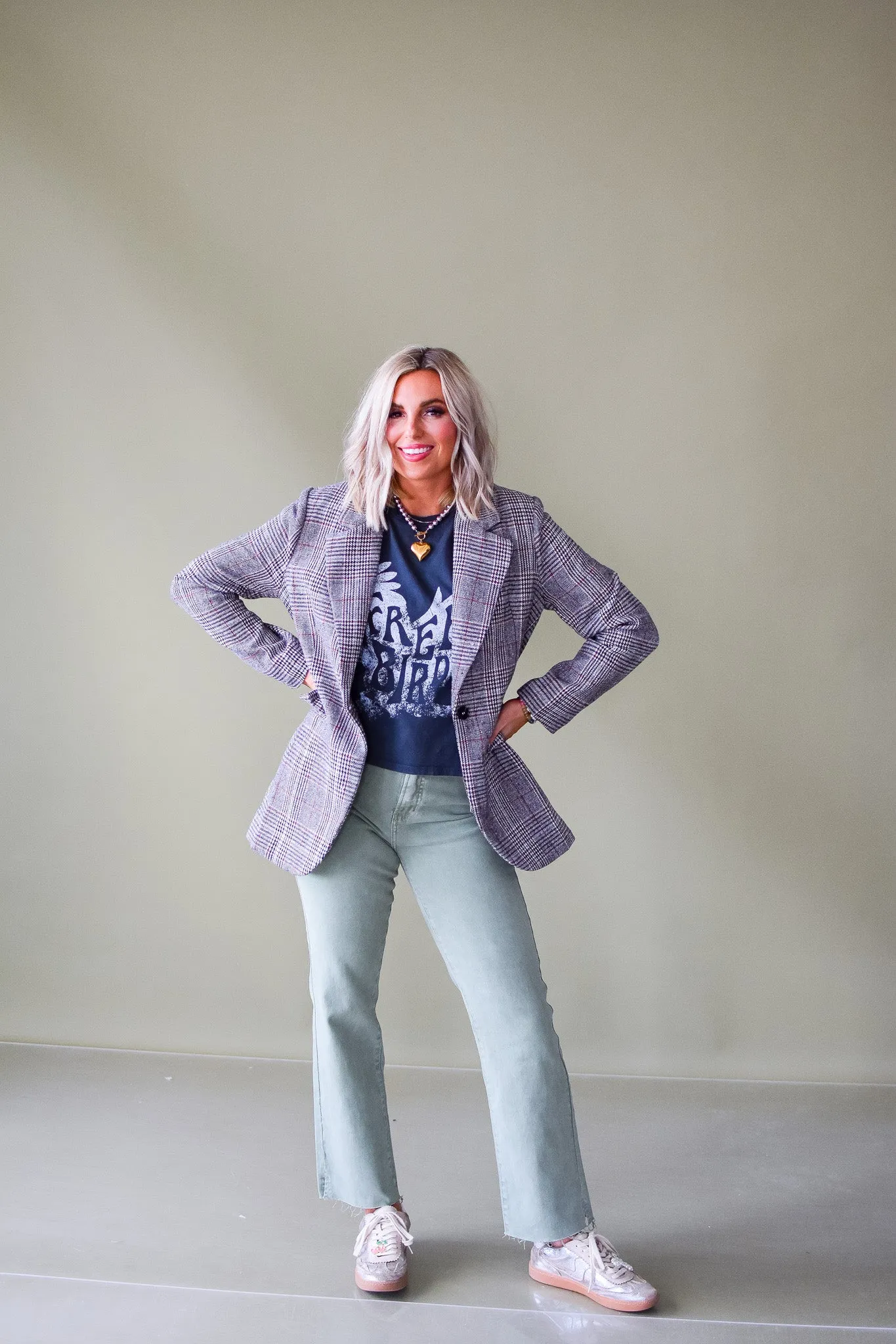 Jaq Plaid Blazer
