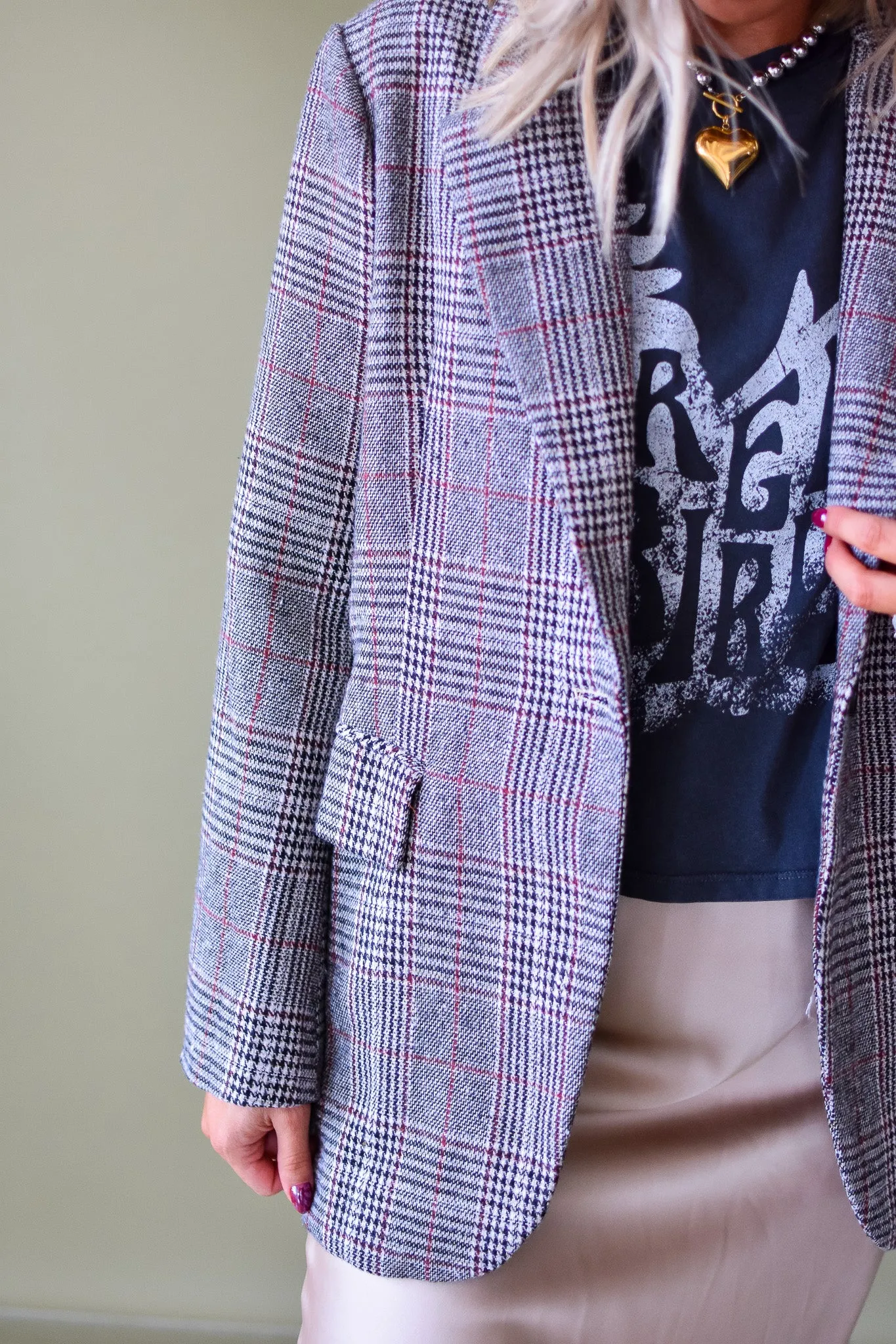 Jaq Plaid Blazer