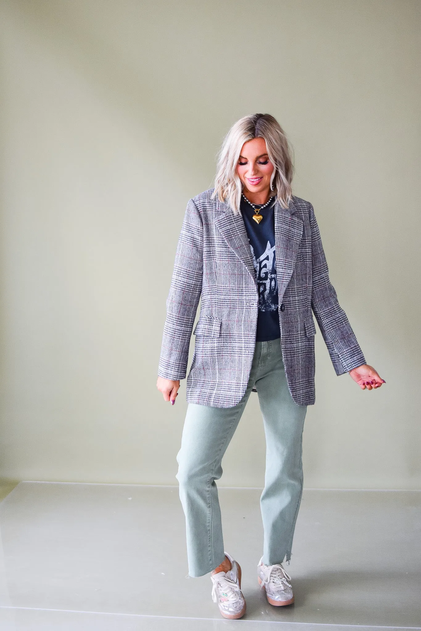 Jaq Plaid Blazer