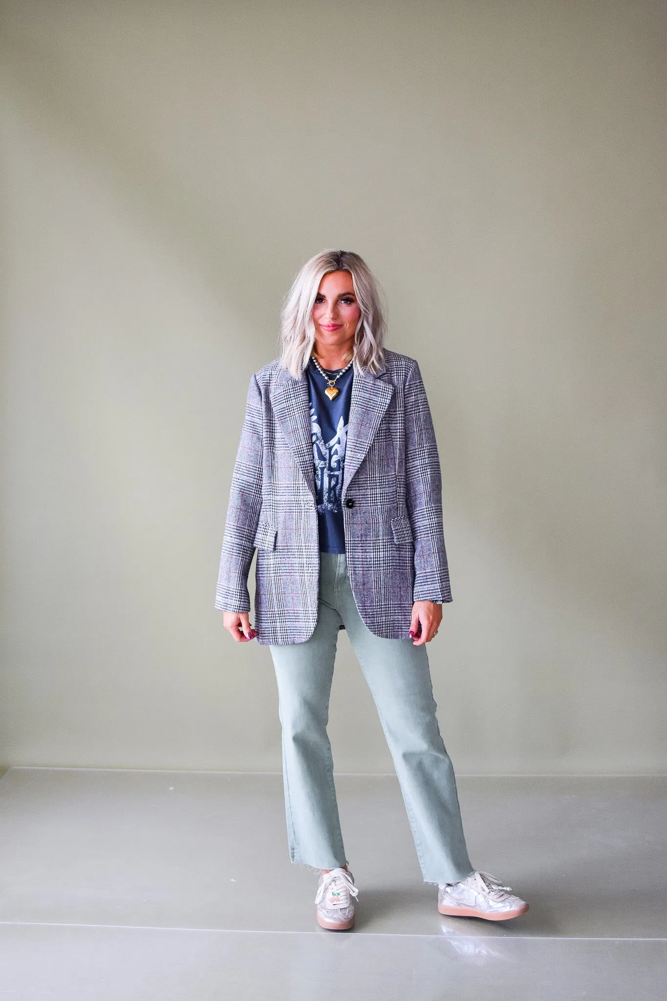 Jaq Plaid Blazer