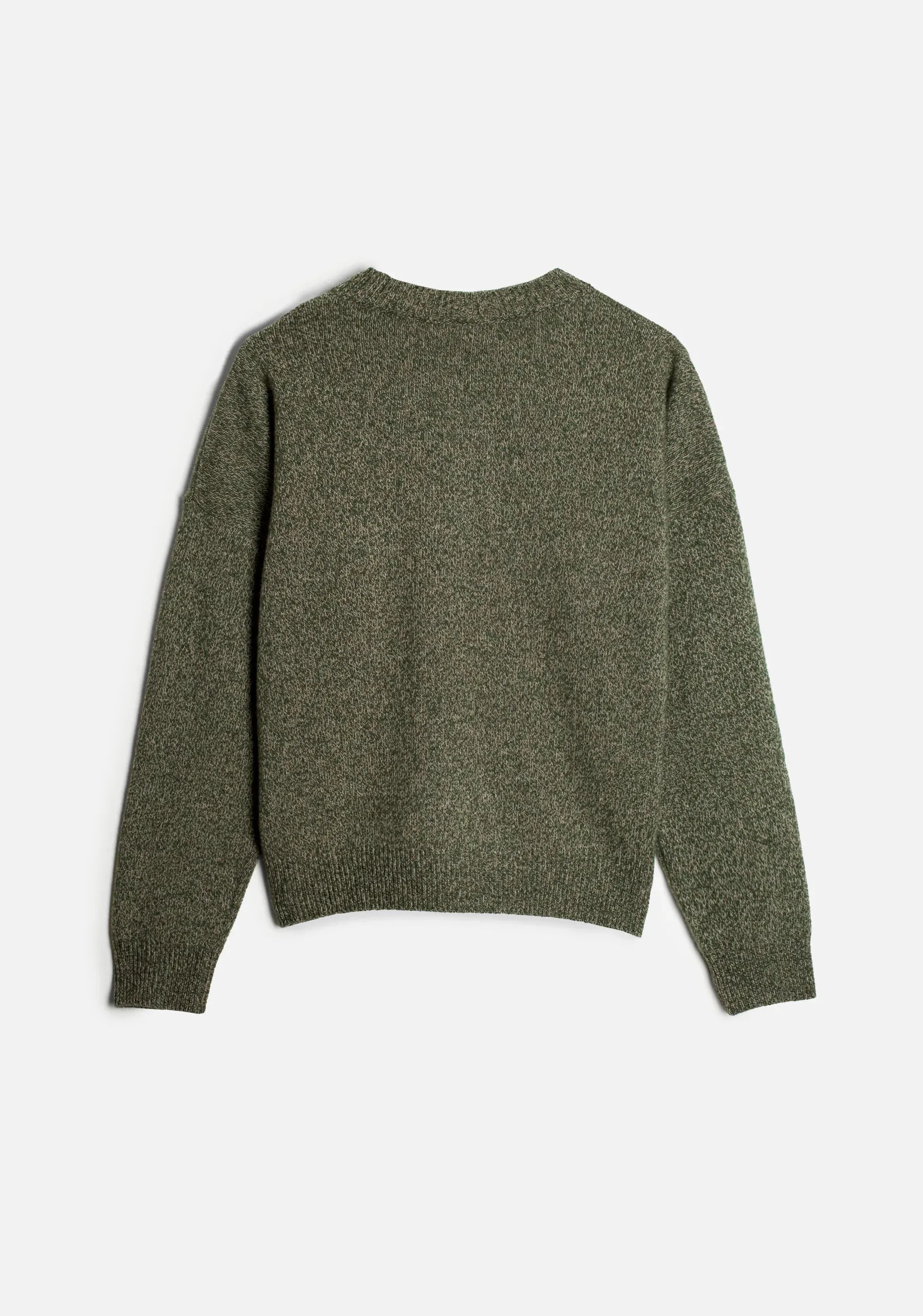 Knit Violet CRD Ivory - Olive Green Knitted Cardigan Violet CRD