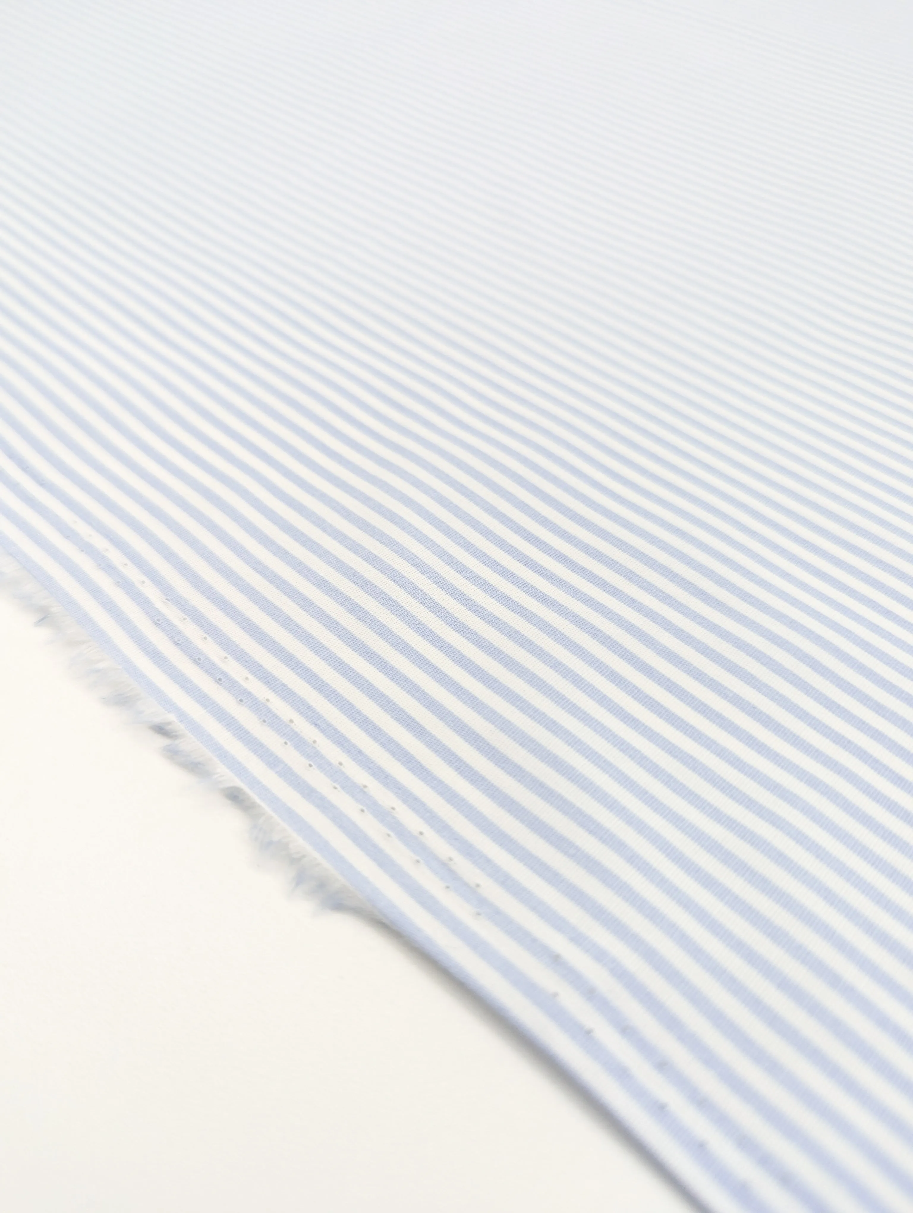 Lightweight Stretch Cotton Woven - Powder Blue