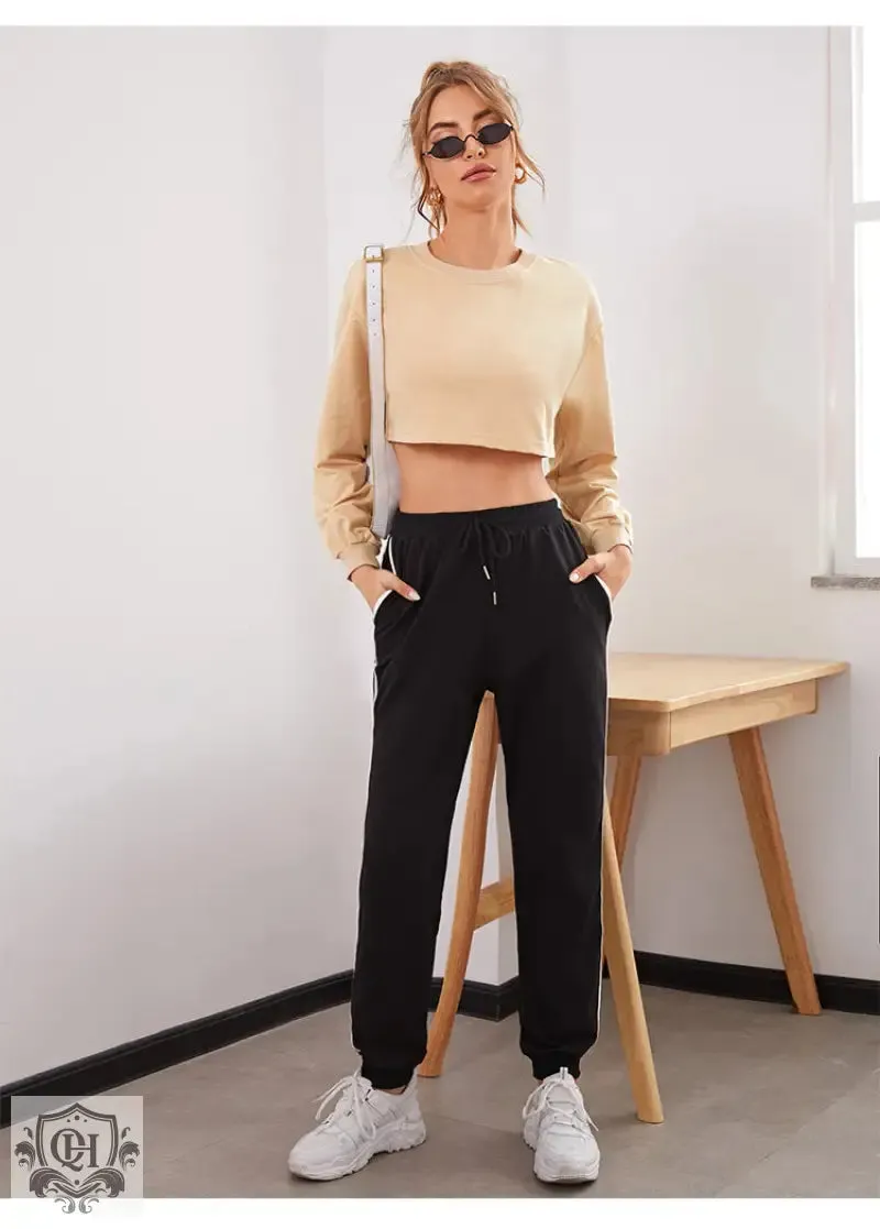 Long Sleeve Cropped Sweater