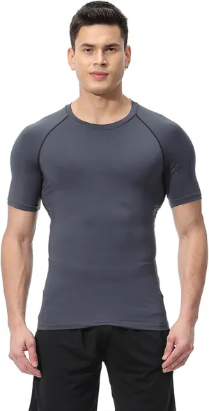 Men's Quick-Dry Workout T-Shirt,Breathable Gym and Running Tee for Basketball and Summer Sports