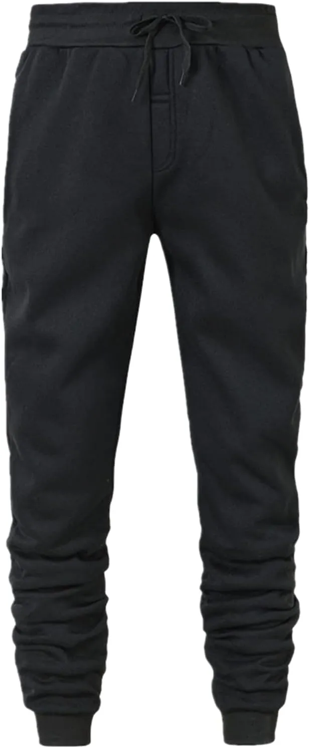 Mens Sweatpants with Pockets Big and Tall Pants Drawstring Sports Trousers Drawstring Athletic Pants Joggers Running