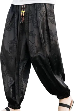 Mens Sweatpants with Pockets Big and Tall Pants Hip Hop Streetwear Cargo Pant Casual Sport Track Sweatpants Reflective