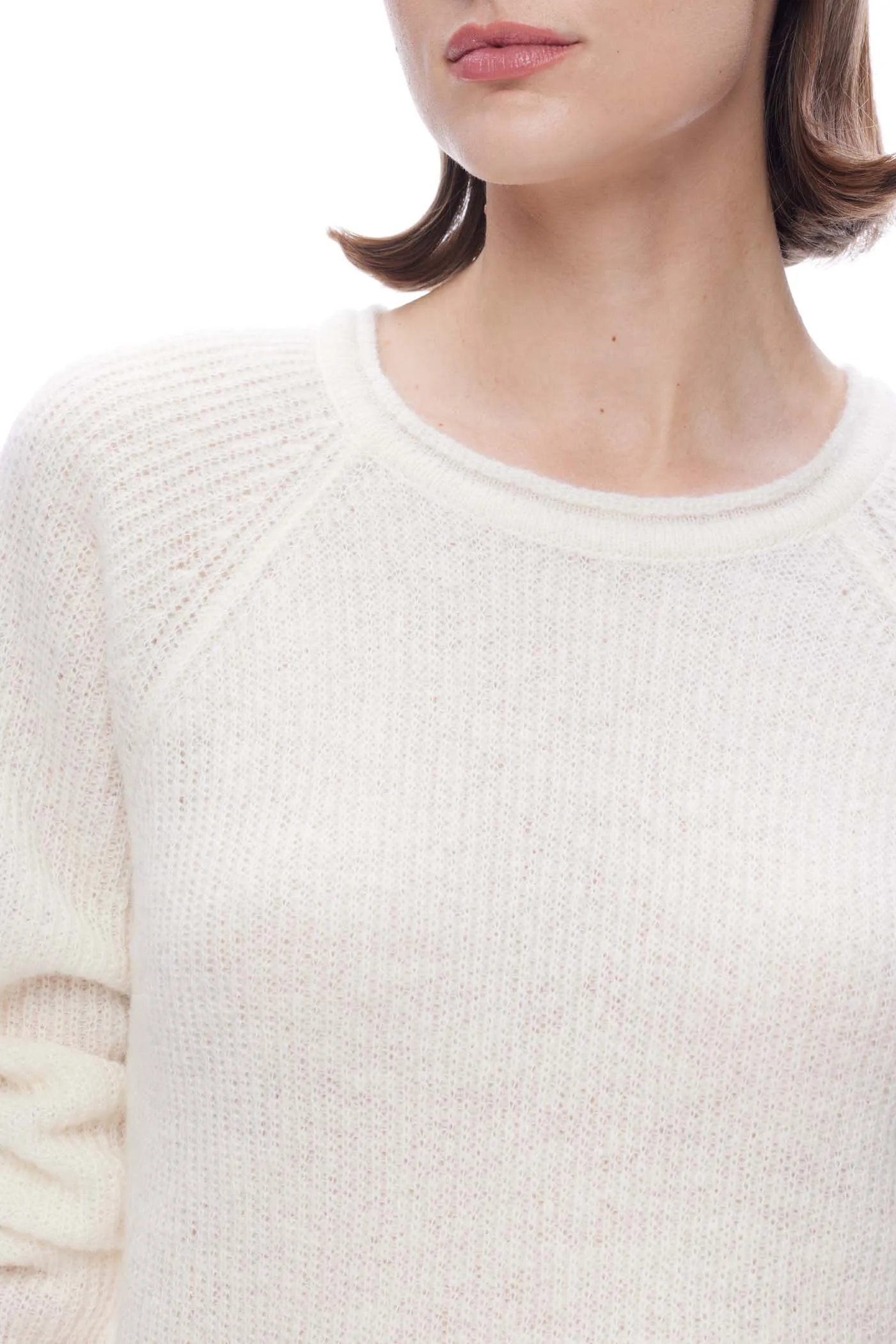 Mijeong Park Mohair Blend Crewneck Sweater
