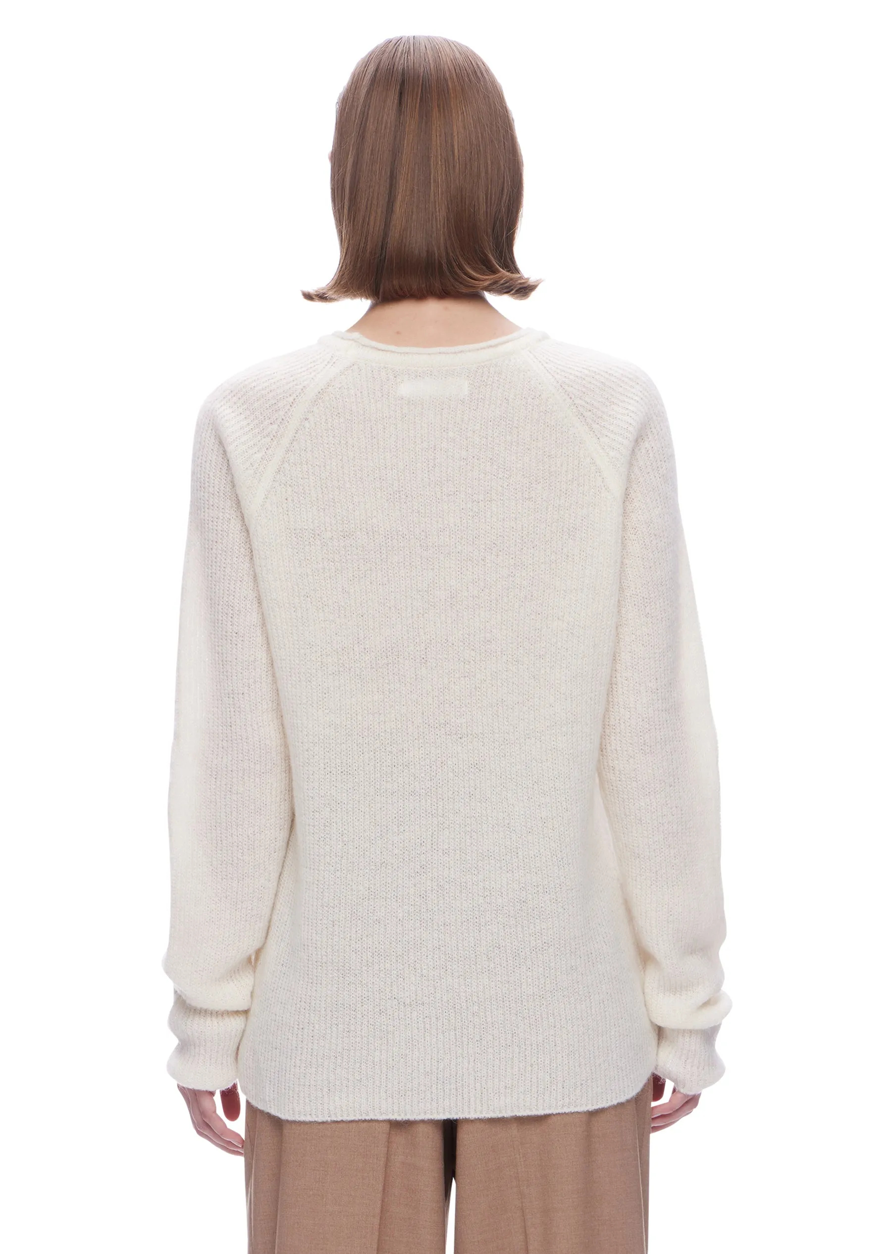 Mijeong Park Mohair Blend Crewneck Sweater