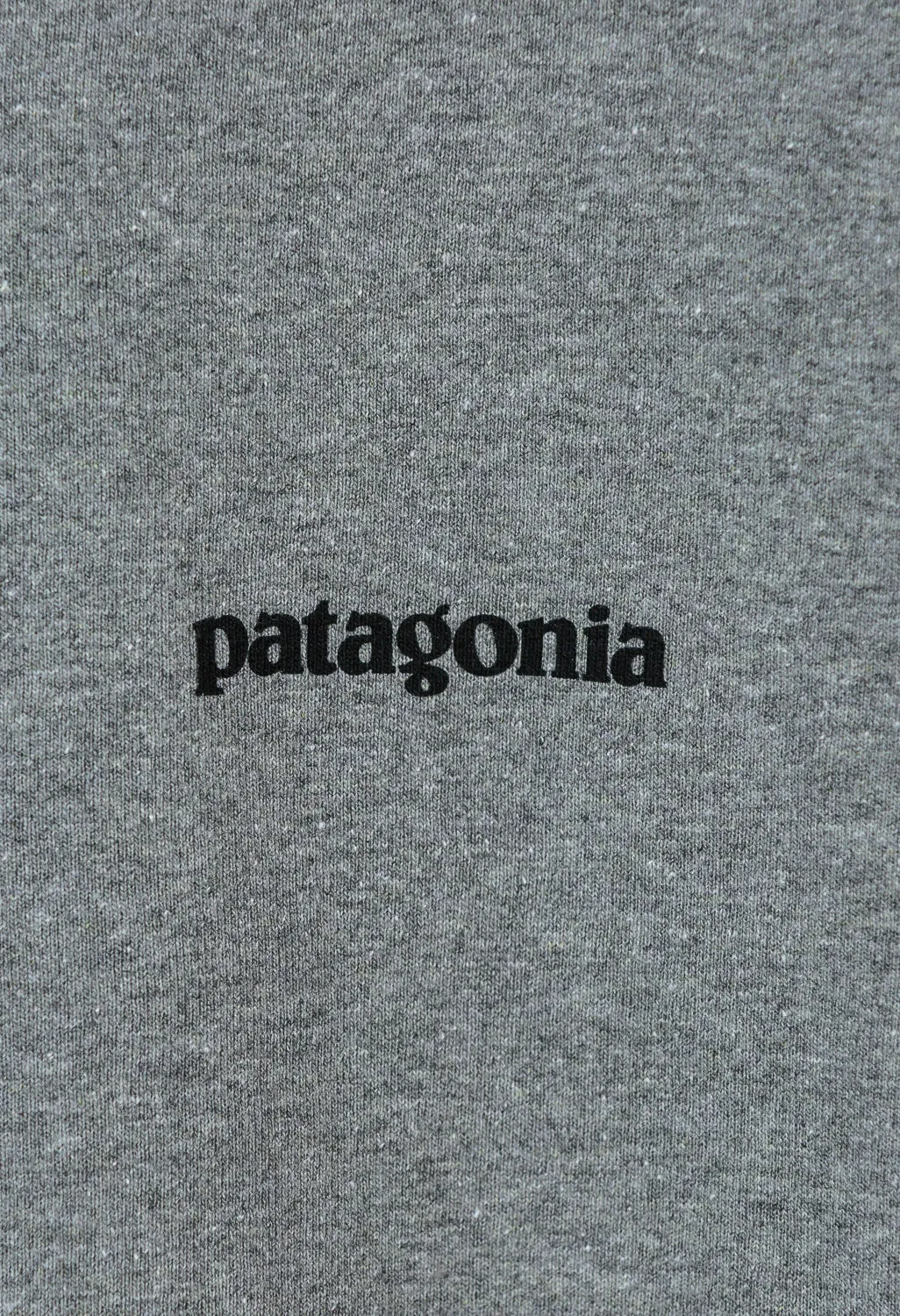 Patagonia P6 Logo Men's Long Sleeve Responsibili-Tee - Gravel Heather