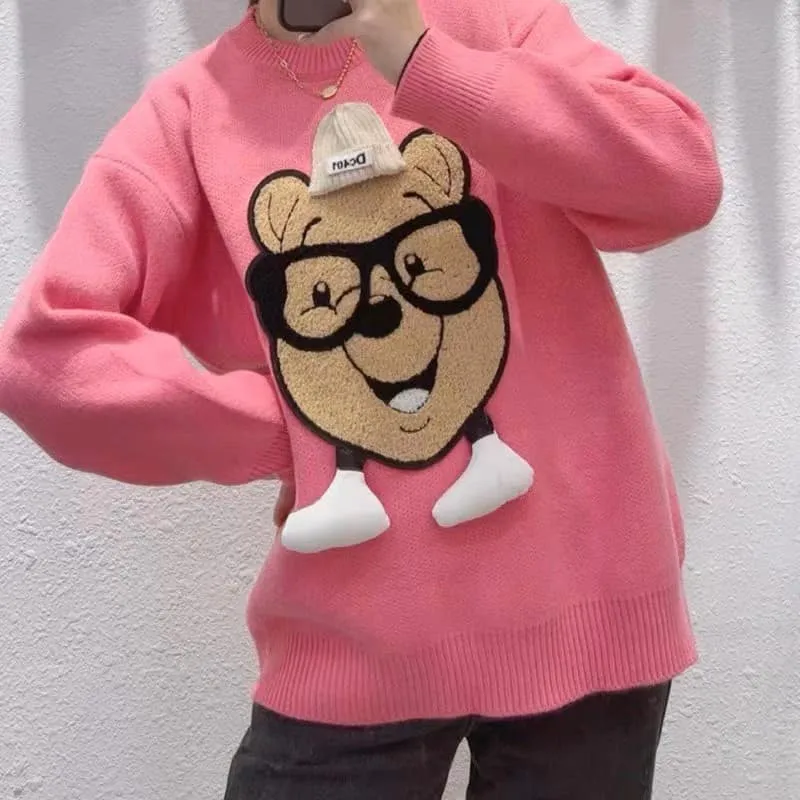 Pooh 3D detailing Sweaters