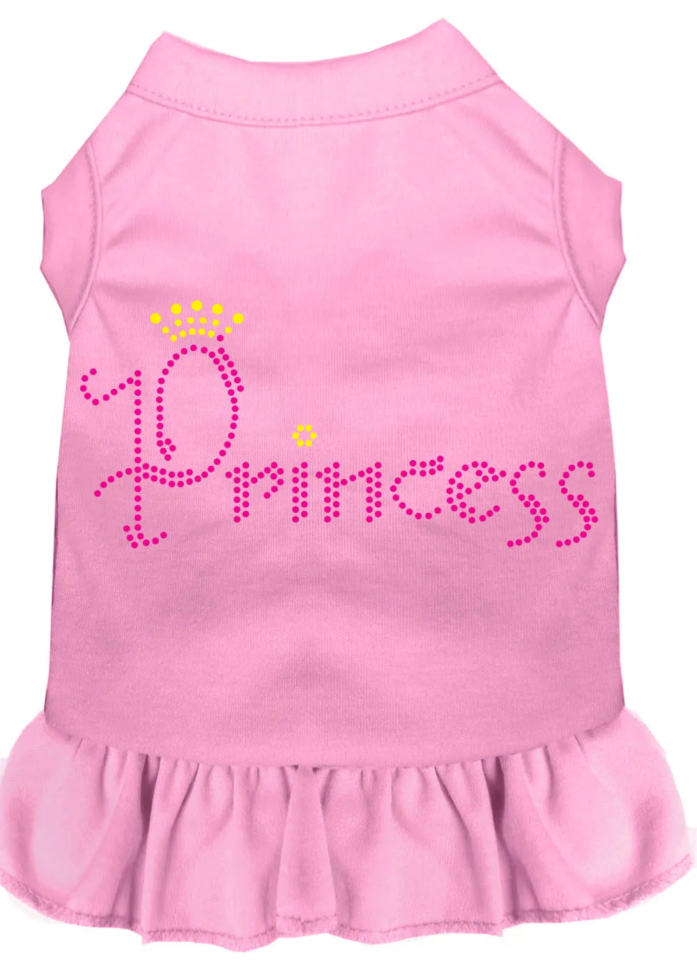 Princess Rhinestone Dress Light Pink Xs