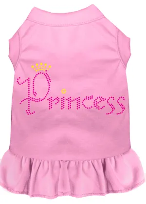 Princess Rhinestone Dress Light Pink Xs