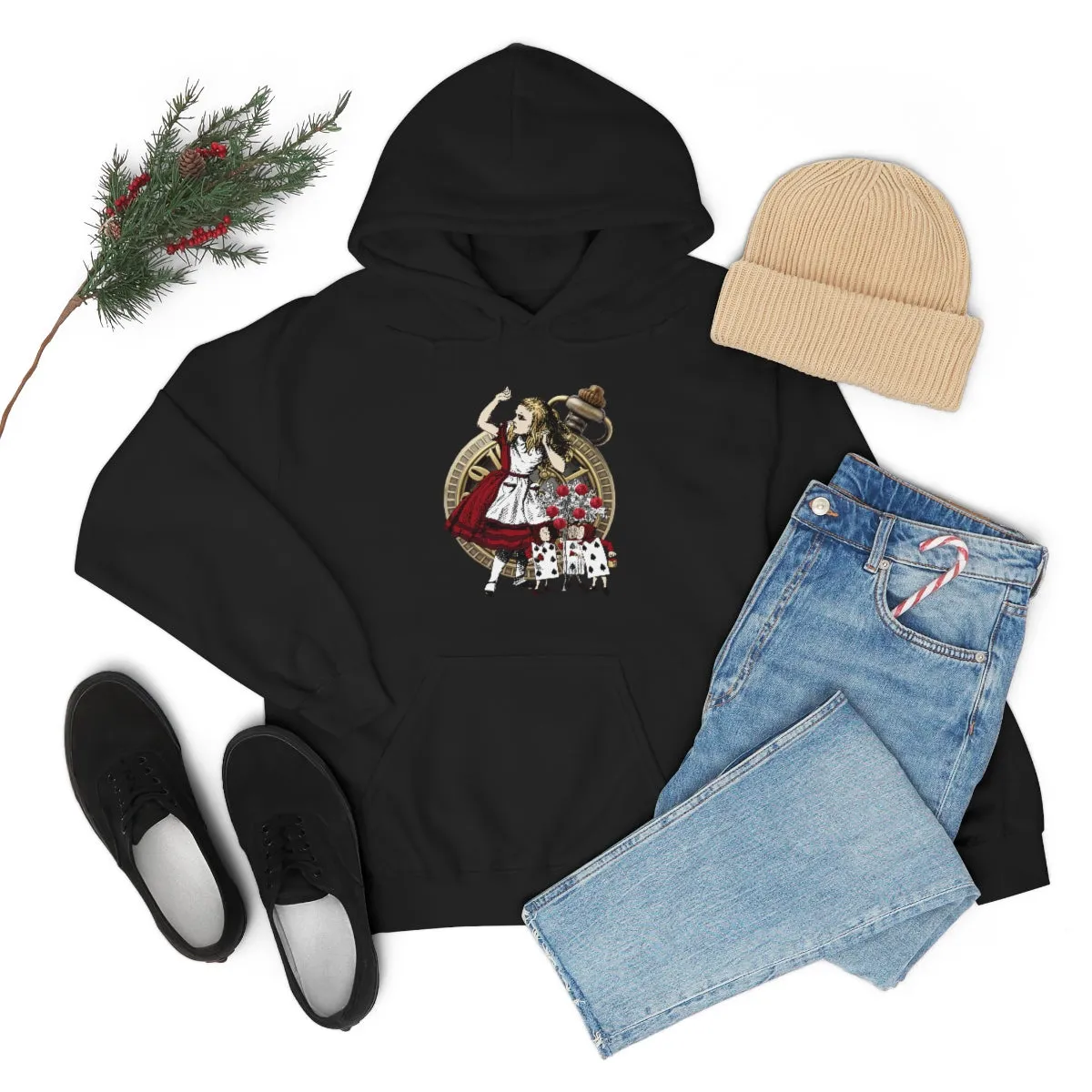 Pullover Hoodies-Alice in Wonderland Gifts 31 Red Series, Gift Idea