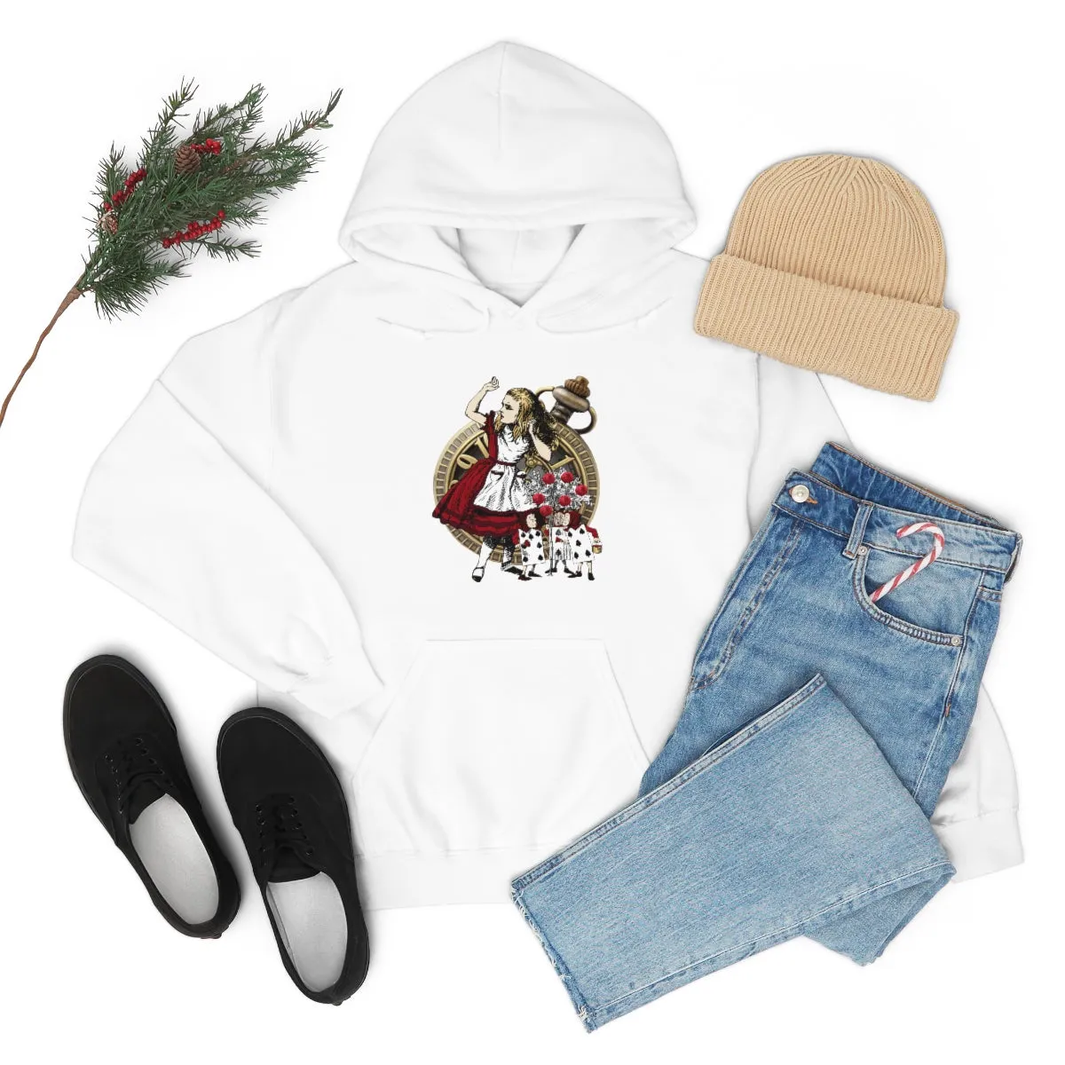 Pullover Hoodies-Alice in Wonderland Gifts 31 Red Series, Gift Idea