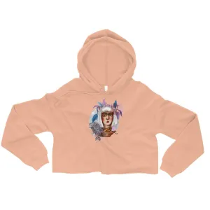 Qajari Girl Crop Hoodie