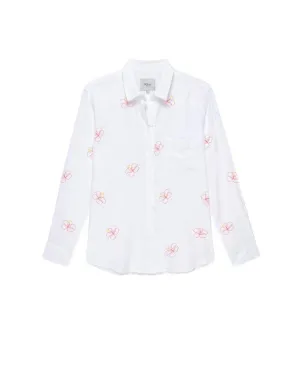 Rails Charli Hibiscus Embroidered Shirt