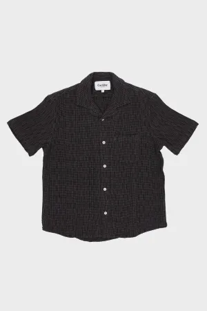 Rainbow Weave Camp Collar - Black