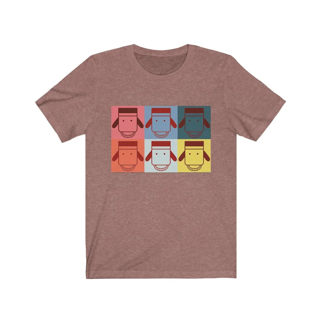 Retro Brooklyn Artistry Grid Short Sleeve Tee