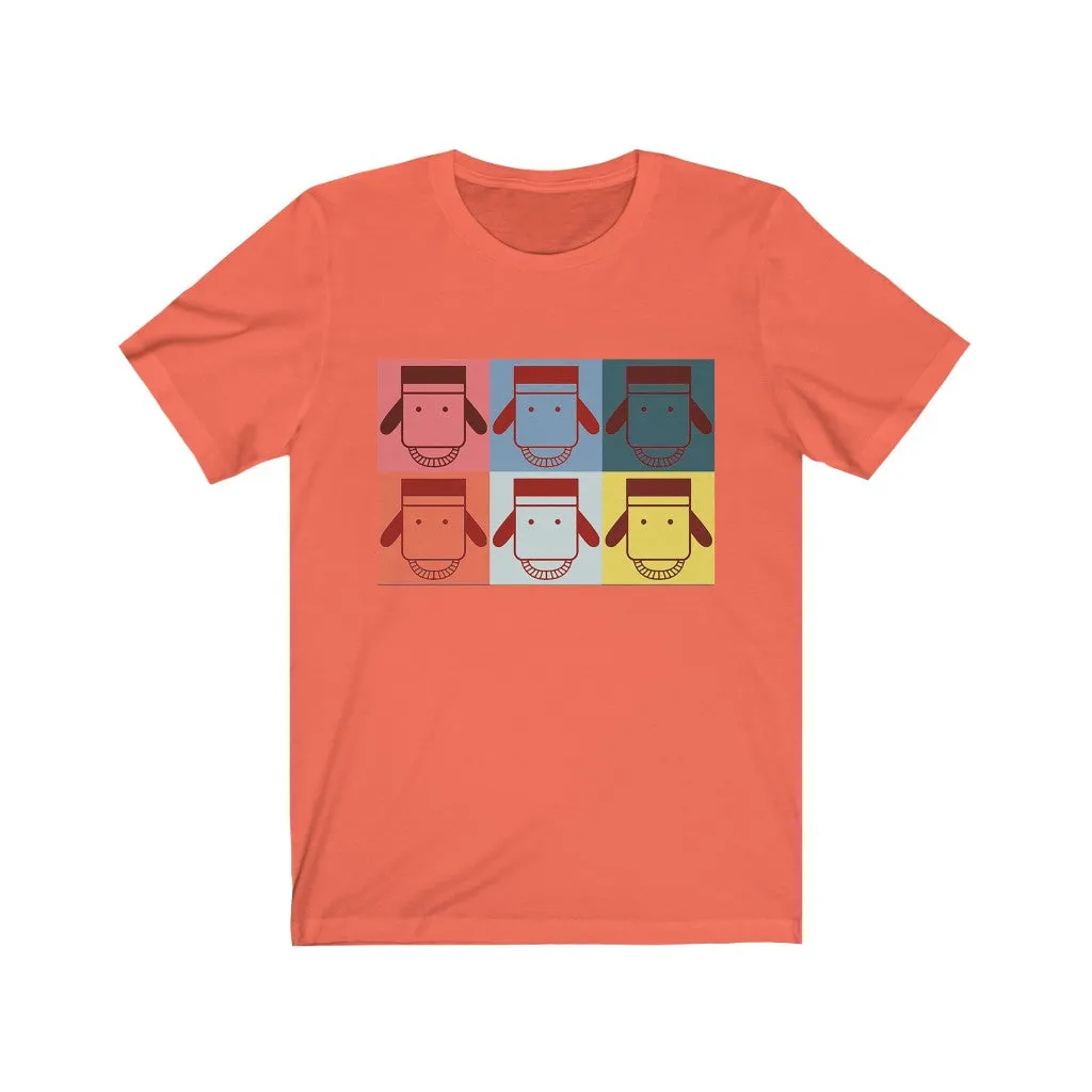 Retro Brooklyn Artistry Grid Short Sleeve Tee