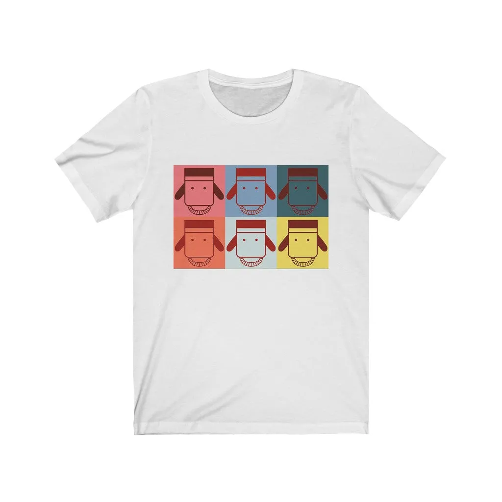 Retro Brooklyn Artistry Grid Short Sleeve Tee